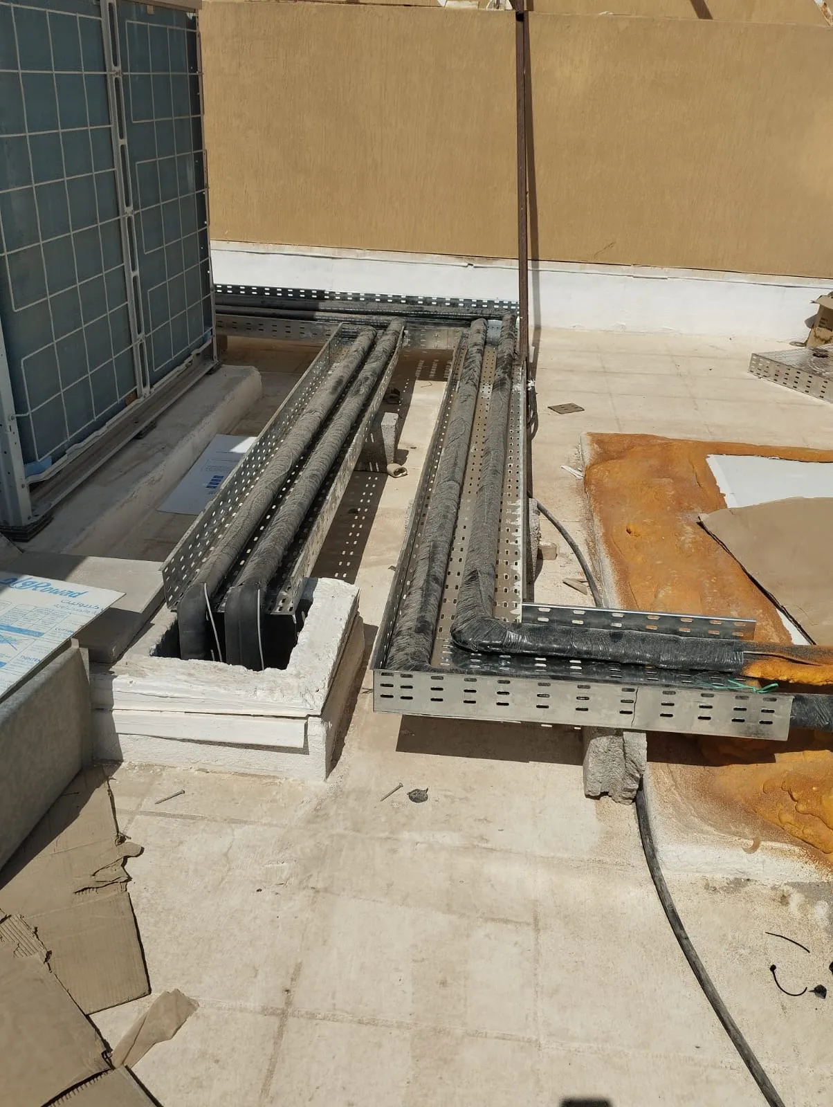 مشروع تمديد التكييف في السفارة التايلندية بمدينة الر ياض